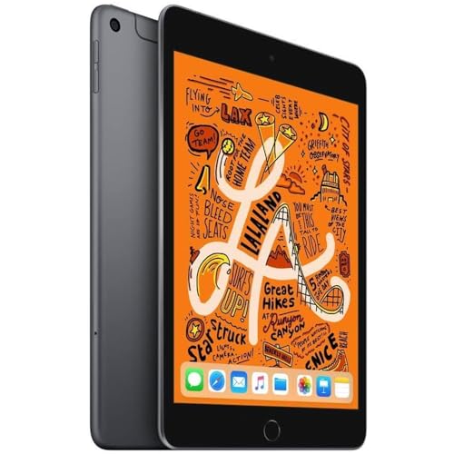 Apple iPad Mini (5th Generation, 2019) ? 7.9" Wi-Fi + Cellular ? 256GB ? Space Gray ? MUXM2LL/A
