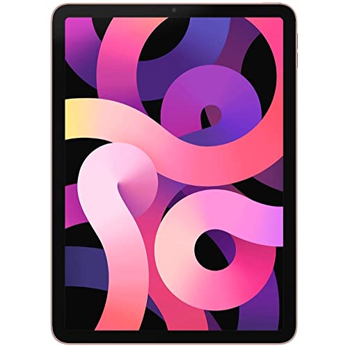 Apple 10.9-Inch iPad Air (4th Generation, 2020) ? Wi-Fi + Cellular ? 256GB ? Rose Gold (Unlocked) ? MYJ52LL/A