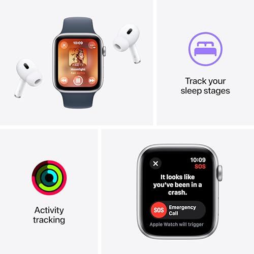 Apple Watch SE 2nd Gen (GPS) 44mm Starlight Aluminum Case w/ Starlight Sport Loop ? MRE63LL/A