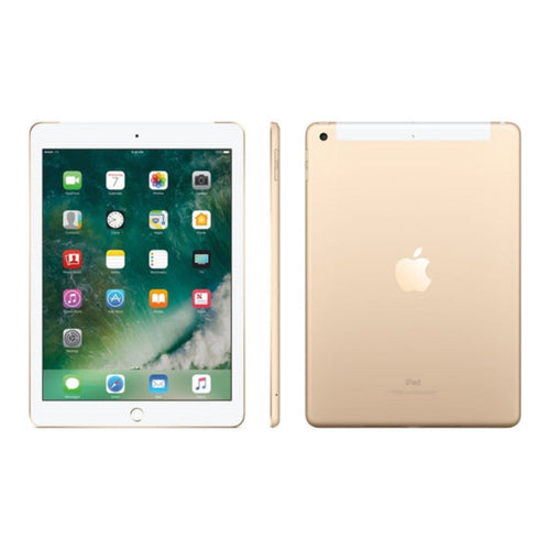 Apple iPad (5th Generation, 2017) ? 9.7" Wi-Fi + Cellular ? 128GB ? Gold ? MPGC2LL/A