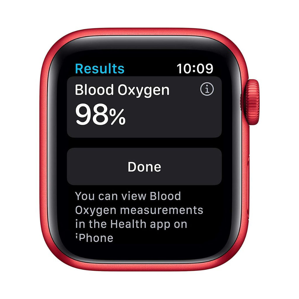 Restored Apple Watch Series 6 (GPS + Cellular) 44mm (PRODUCT)RED Aluminum Case with Red Sports Band - M07K3LL/A