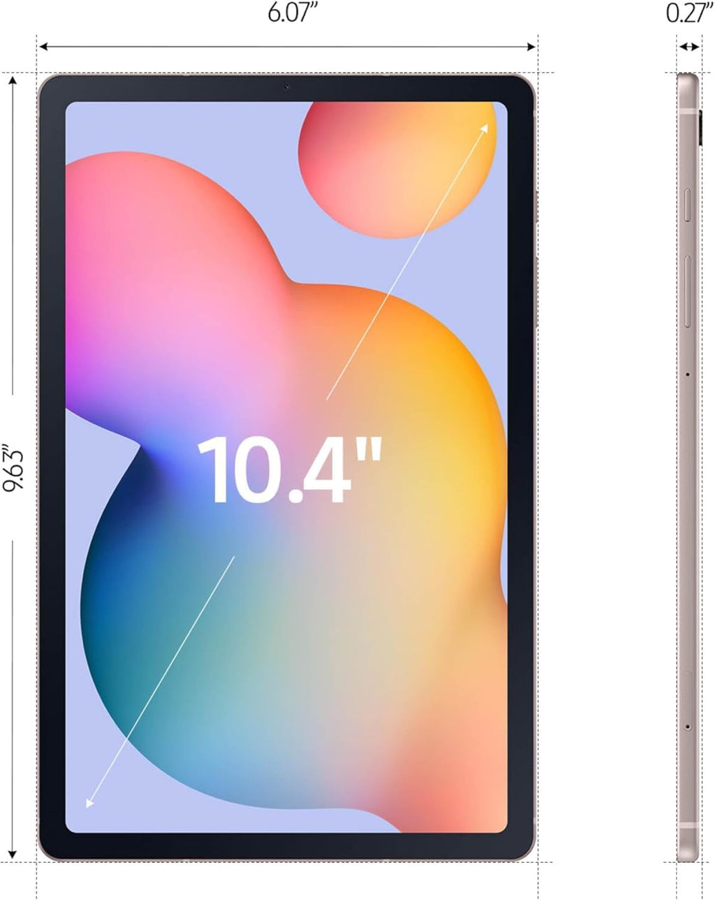 Samsung Galaxy Tab S6 Lite (2022) 10.4" 128GB - Wi-Fi - Chiffon Rose - SM-P613NZIEXAR