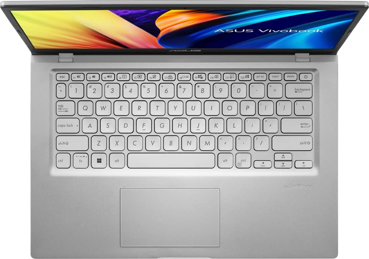 ASUS - Vivobook 14" Laptop - Intel Core i3-1115G4 with 8GB Memory - 128GB SSD - Transparent Silver - X1400EA-I38128