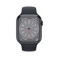 Apple Watch Series 8 - GPS 45mm - Midnight Aluminum Case w Midnight Sport Band - S/M - MNUJ3LL/A