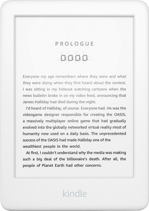 Amazon - All-New Kindle - 6"" - 4GB - 2019 - White - B07DLPTJZS