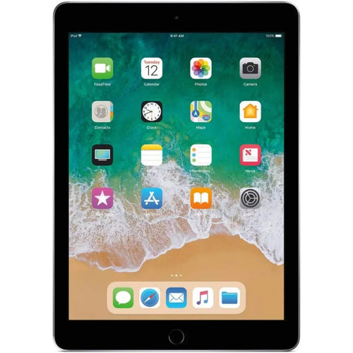 Apple iPad (6th Generation, 2018) ? 9.7" Wi-Fi + Cellular ? 32GB ? Space Gray ? MR6N2LL/A