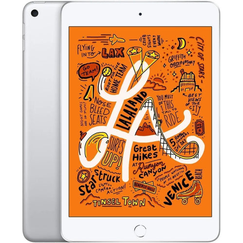 Apple iPad Mini (5th Generation, 2019) ? 7.9" Wi-Fi + Cellular ? 256GB ? Silver ? MUXN2LL/A
