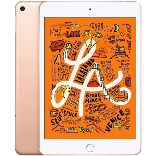 Apple iPad Mini 5th Generation (Wi-Fi + Cellular, 256GB) - Gold - MUYA2LL/A