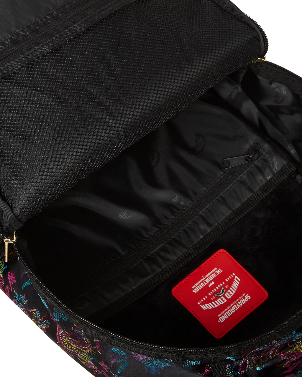 EMBROIDERED DRAGONS DLX BACKPACK