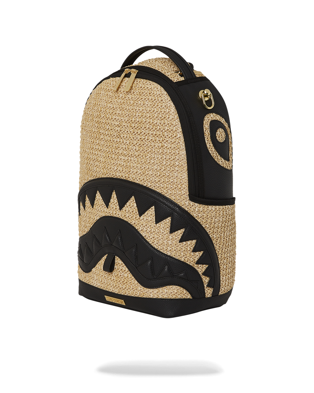RAFFIA PALM BACKPACK