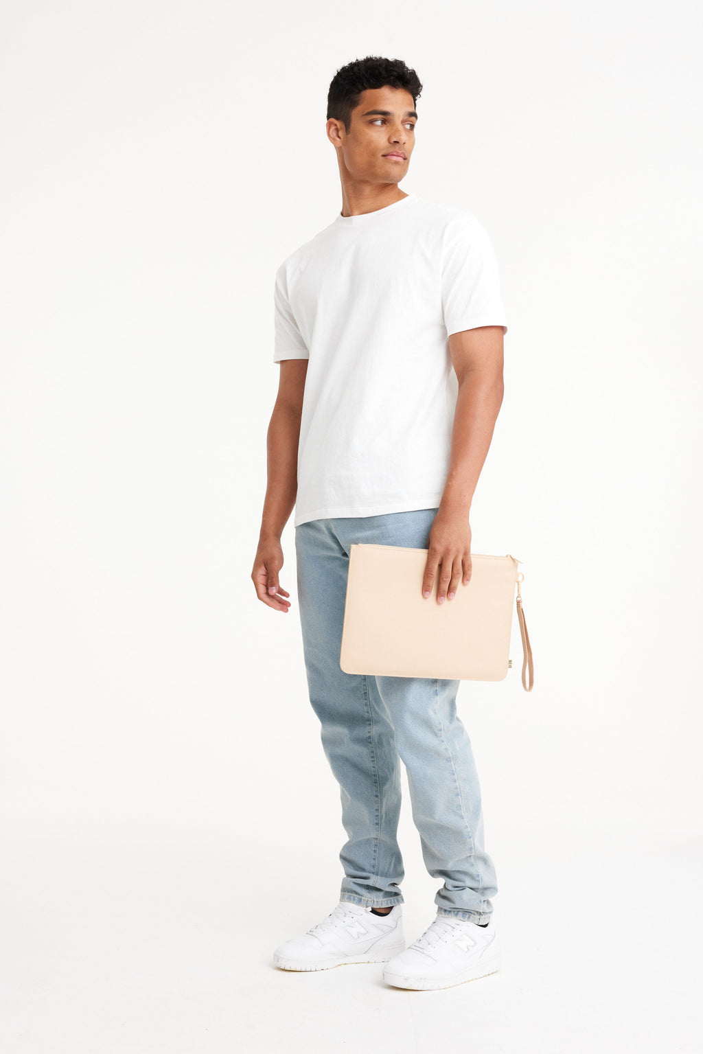 The B??ISics Laptop Pouch in Beige