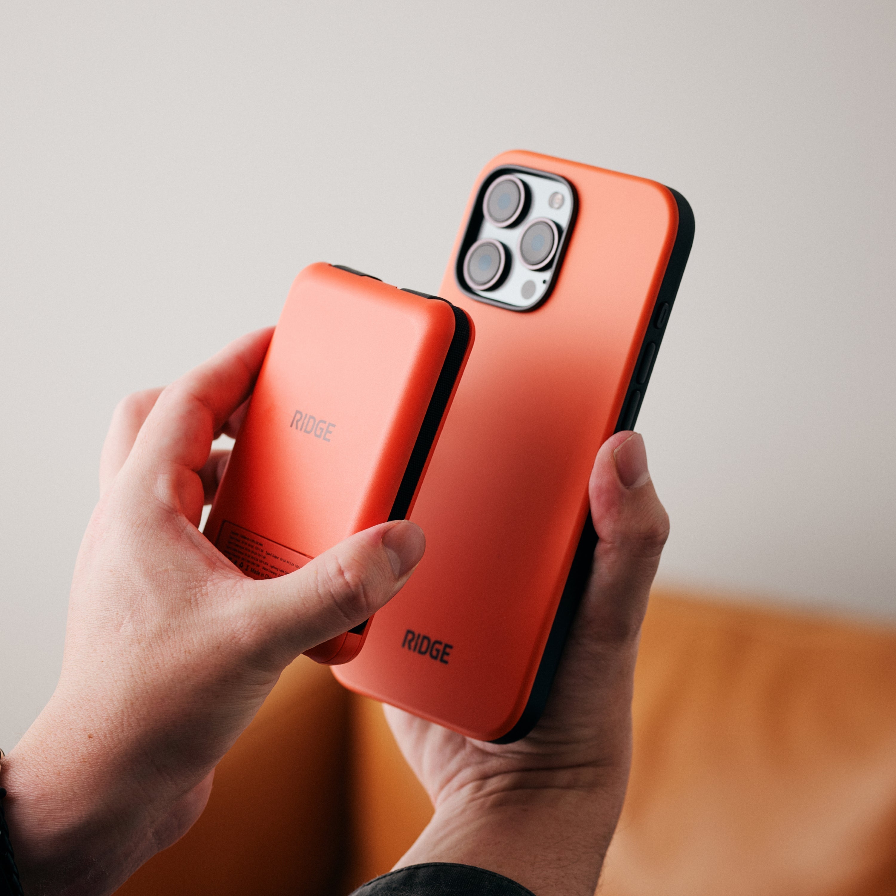 Magnetic Power Bank Bundle (2-Pack) - Basecamp Orange / Matte Olive