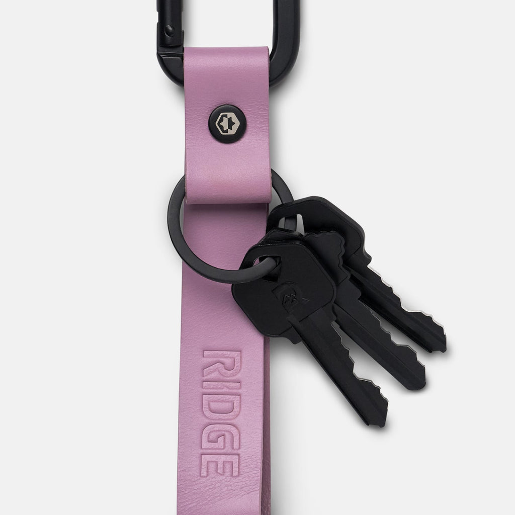 Everyday Keychain - Lilac Leather