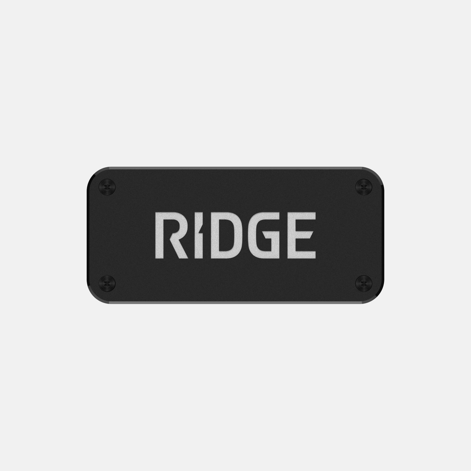 Personalized Logo Plate - Royal Black