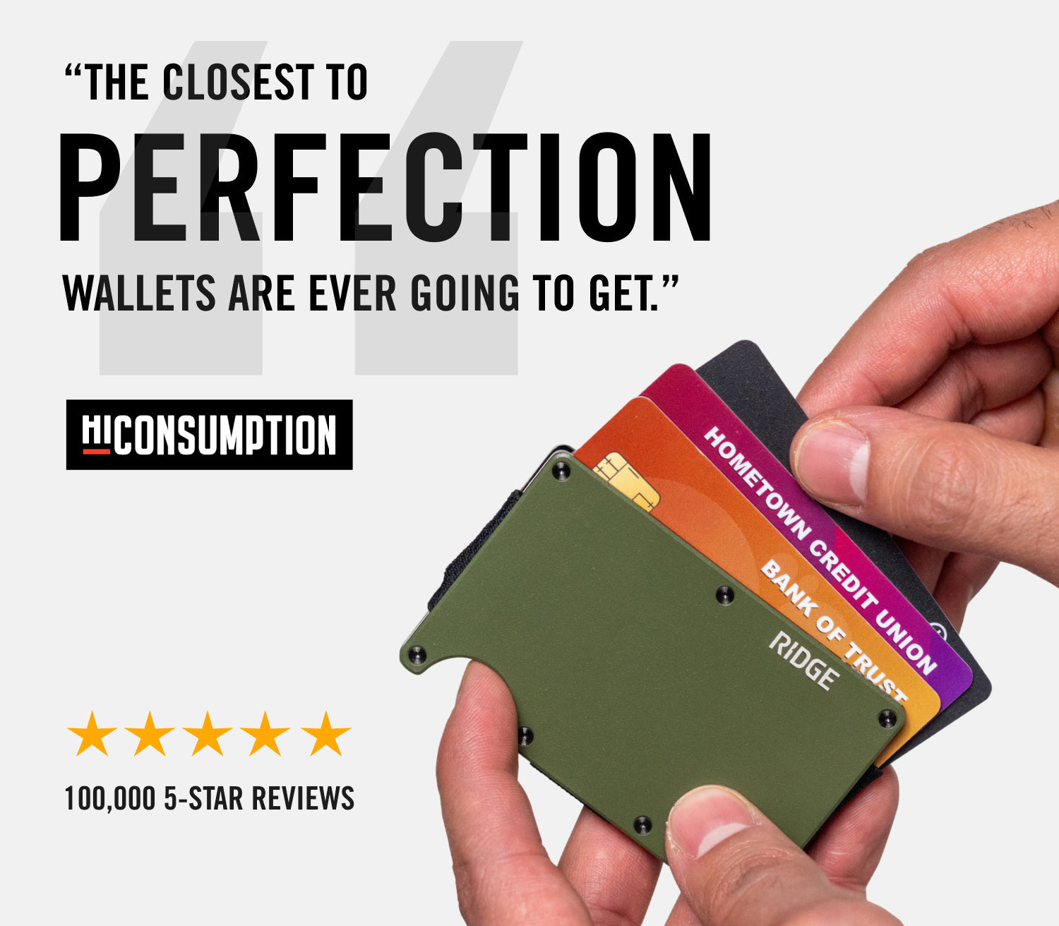 Ridge Wallet - Shogo - Splash Page