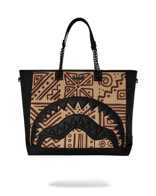 A.I. PALM MIRAGE SHARK LUXE BEACH TOTE