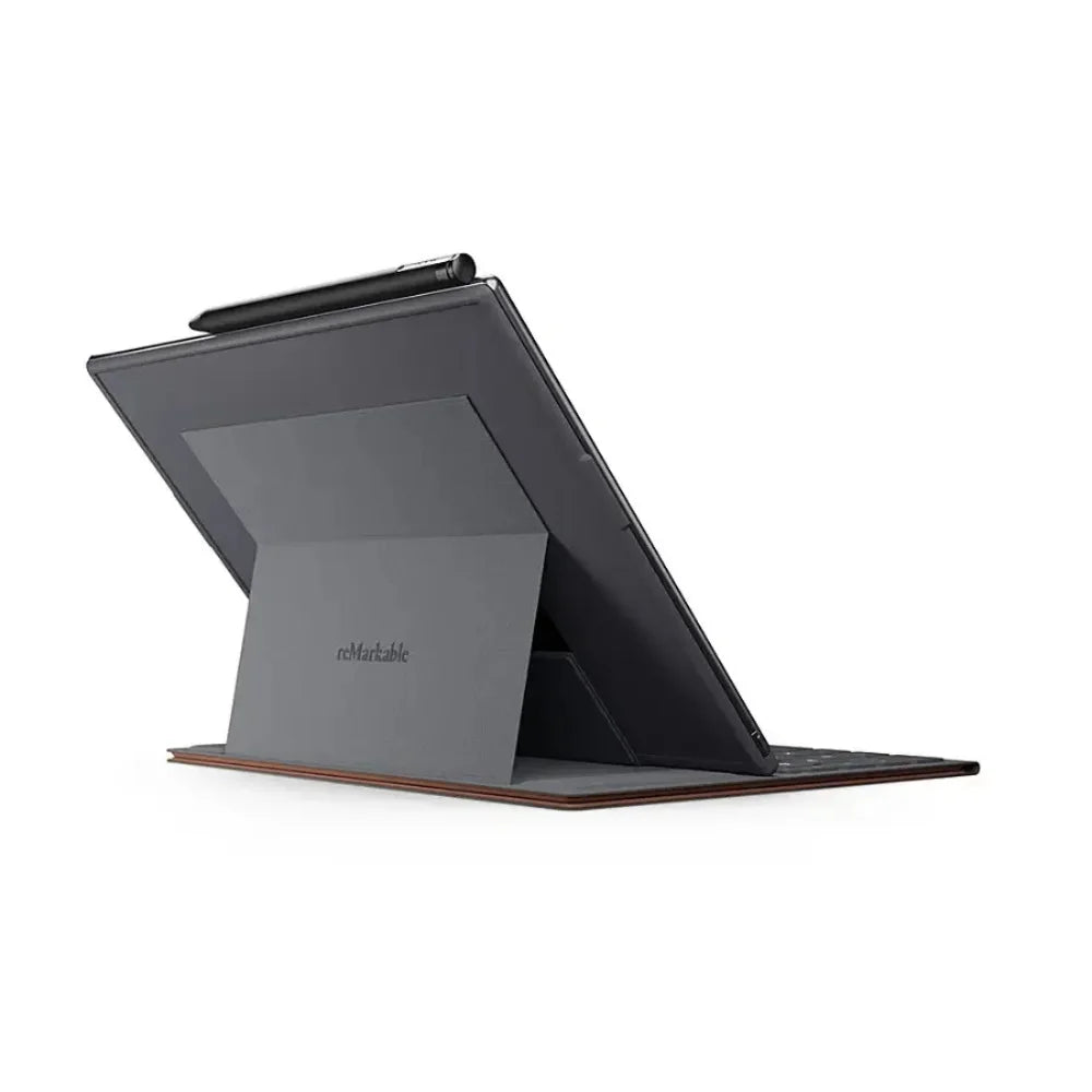 reMarkable 2 - 10.3 Paper Tablet with Black Marker Plus + Sepia Brown Type Folio Keyboard Case