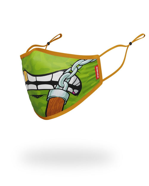 ADULT TMNT: MICHELANGELO SHARK FORM FITTING FACE-COVERING